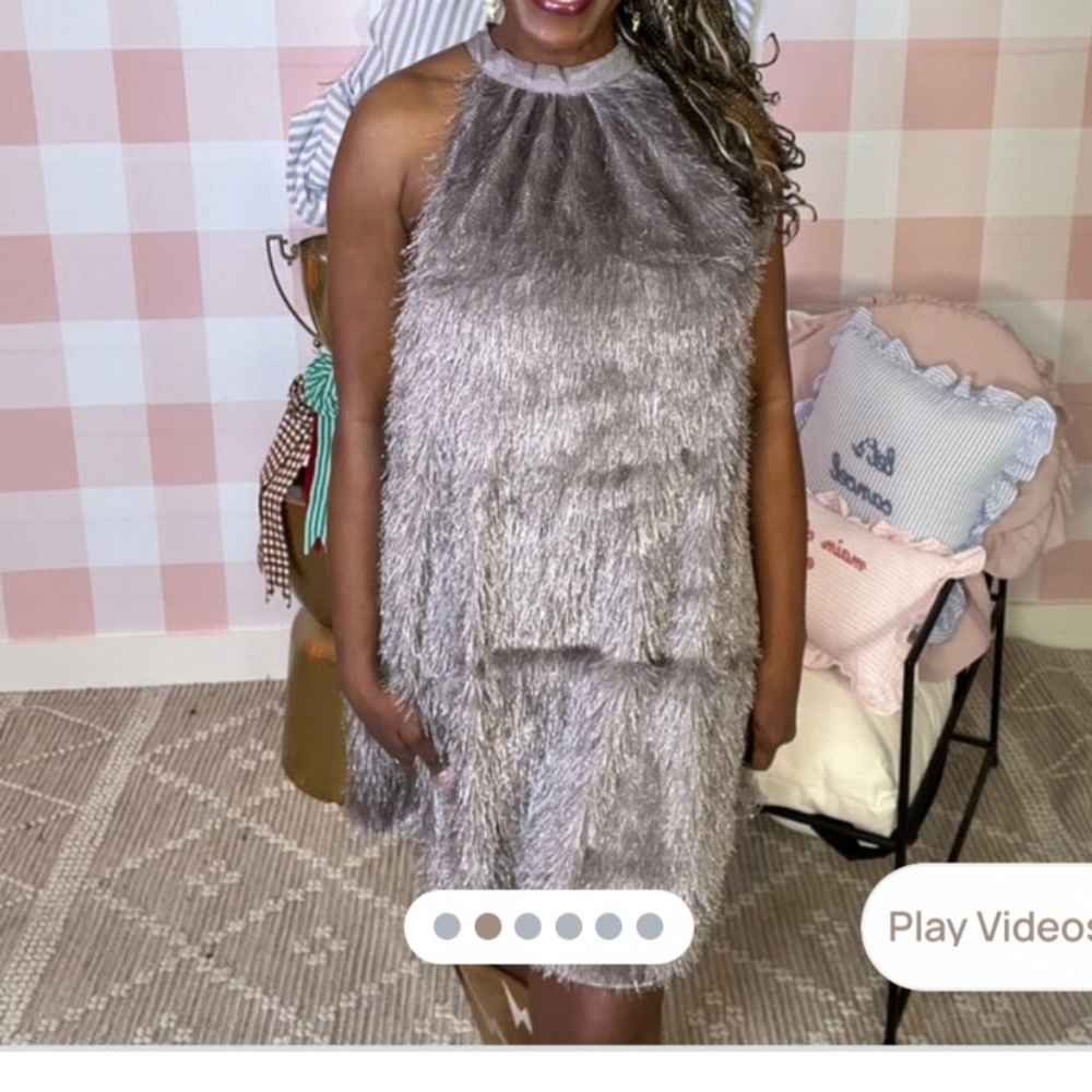 Easel Sleeveless Dress Mohair